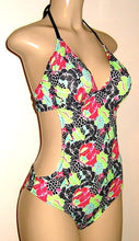 Load image into Gallery viewer, V-neck cutaway monokini bathing suits