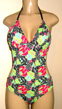 Load image into Gallery viewer, Halter neck underwire one piece monokini swimsuits