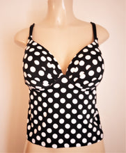 Load image into Gallery viewer, Apron back underwire push up tankini tops