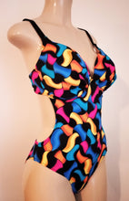 Load image into Gallery viewer, Cutout Side Monokini Underwire Push Up One Piece Swimsuits