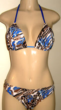 Load image into Gallery viewer, Tie halter triangle top bikinis
