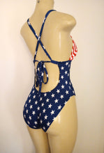 Load image into Gallery viewer, Tie back one piece swimsuits