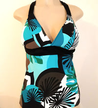 Load image into Gallery viewer, apron tie back tankini tops