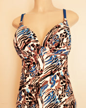 Load image into Gallery viewer, underwire tankini open back swimsuit tops