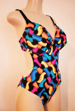 Load image into Gallery viewer, Cutaway Underwire Monokini Push Up One Piece Swimsuit