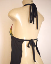 Load image into Gallery viewer, Tying back tankini swimsuit top