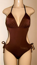 Load image into Gallery viewer, Tie Back Halter One Piece Swimsuit