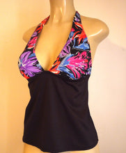 Load image into Gallery viewer, Open back tankini swimwear top