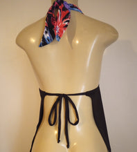 Load image into Gallery viewer, Tie halter neck tie back tankini tops
