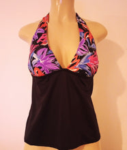 Load image into Gallery viewer, gathered halter tankini tops