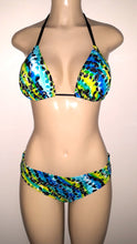 Load image into Gallery viewer, triangle swimwear top and timeless bikini bottom