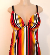Load image into Gallery viewer, underwire open back tankinis