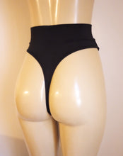 Load image into Gallery viewer, High Waist High Leg Thong Bikini Bottom
