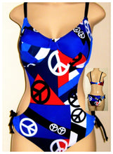 Load image into Gallery viewer, Cutout sides underwire one piece swimsuits