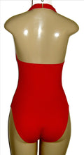 Load image into Gallery viewer, halter top one piece swimsuit
