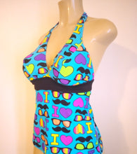 Load image into Gallery viewer, Apron back tankini tops