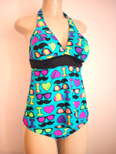 Load image into Gallery viewer, Apron back halter tankini tops