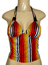 Load image into Gallery viewer, Gathered Halter Tankini top