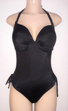 Load image into Gallery viewer, Push up halter underwire one piece swimsuits