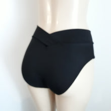 Load image into Gallery viewer, High waist crossover swimwear bottoms

