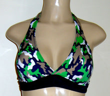 Load image into Gallery viewer, Seamed halter bikini tops. Women&#39;s seam halter swimwear tops. 
