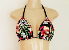 Load image into Gallery viewer, Triangle halter tankini swimsuit tops