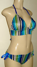 Load image into Gallery viewer, Triangle halter bikini top and Low-rise bikini bottom
