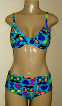 Load image into Gallery viewer, V-Neck Underwire Bikini Top and High Waisted Swimwear Bottom
