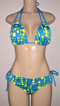 Load image into Gallery viewer, Double string bikini tops and Keyhole tie sides bikini bottoms