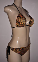 Load image into Gallery viewer, Leopard swimsuit bikini set
