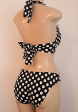 Load image into Gallery viewer, black and white bikini swimsuits