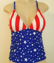 Load image into Gallery viewer, crossover back tankini tops