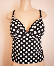 Load image into Gallery viewer, Apron back underwire push up tankini tops

