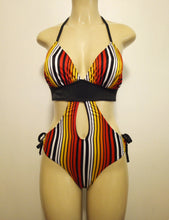 Load image into Gallery viewer, Triangle top monokini swimsuit
