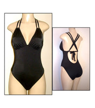Load image into Gallery viewer, Double string one piece swimsuit low back
