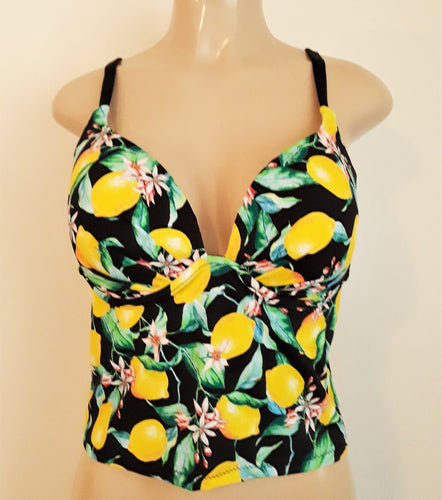 underwire push up tankini top