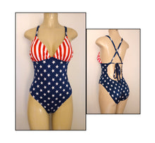 Load image into Gallery viewer, crisscross back one piece swimsuits
