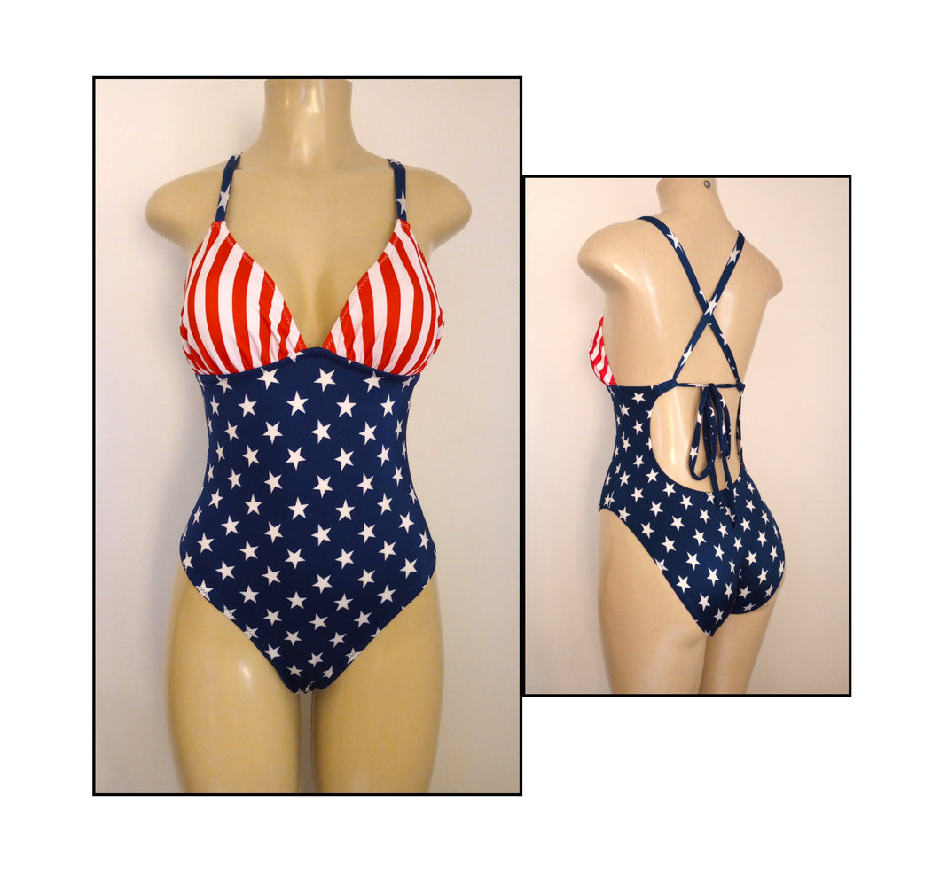 crisscross back one piece swimsuits