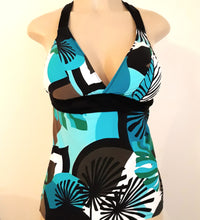Load image into Gallery viewer, apron tie back tankini tops
