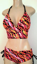 Load image into Gallery viewer, Adjustable bikini bottom drawstring sides
