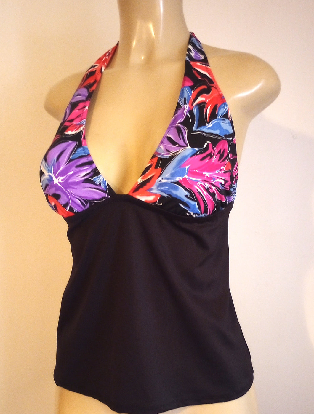 Tie back tankini tops