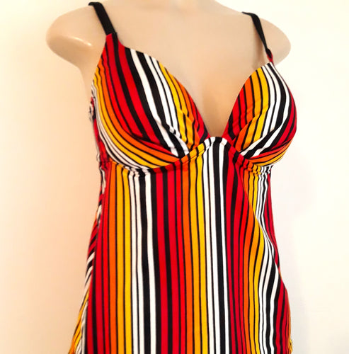 push up underwire tankini top open back custom torso