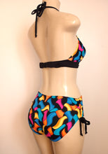 Load image into Gallery viewer, Halter bikini top and low-rise bikini bottom
