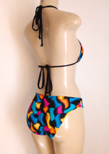 Load image into Gallery viewer, Tie back bikini top timeless bikini bottom
