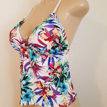 Load image into Gallery viewer, Crossover back tankini swimwear tops
