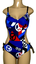Load image into Gallery viewer,  Cutaway Body One Piece Monokini Swimsuit Cutout Sides Underwire Support
