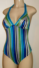 Load image into Gallery viewer, Seam halter one piece bathing suit
