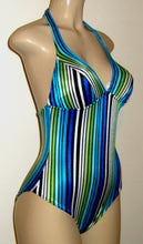 Load image into Gallery viewer, Seamed halter one piece swimsuits
