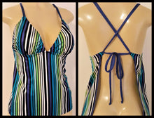 Load image into Gallery viewer, Open back tankini swimsuit tops
