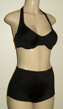 Load image into Gallery viewer, Halter underwire top and high waist bottom
